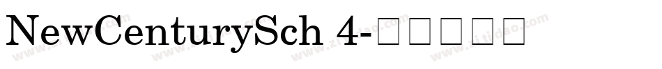 NewCenturySch 4字体转换